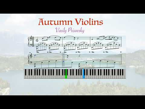 Autumn Violins Vasily Prisovsky Piano with Sheet Music