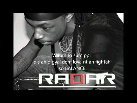 Radar- Balance (Romans Revenge riddim nicki minaj )