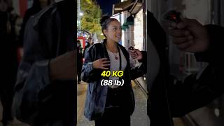 Being 40kg is the ideal weight in Korea 😳 #streetinterview #koreans