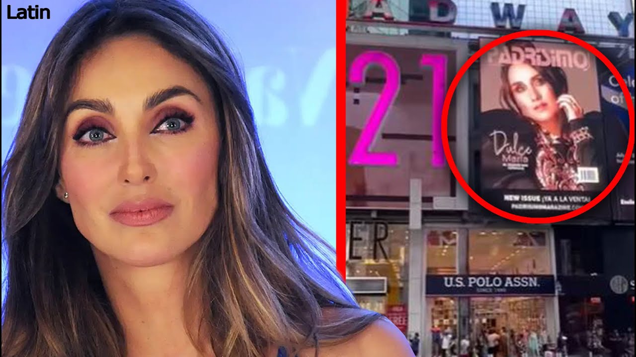 Anahí's Reaction to Seeing Dulce María's Face in Times Square, NY