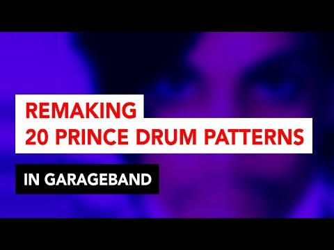 Remaking 20 Prince drum patterns: Linn LM-1 (not Linndrum) samples in Garageband AU Sampler