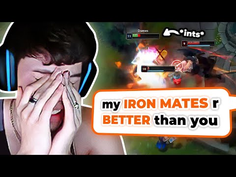 an IRON VIEWER tried COACHING ME