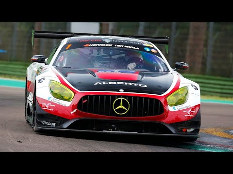 Mercedes AMG GT GT3 12H Imola 2017 Autodromo Imola race part 1 race-media.tv Onboard Classix