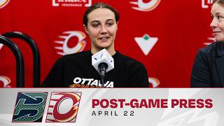 Apr 22, 2026 | OTT at BOS | Ottawa Charge Post Game Press