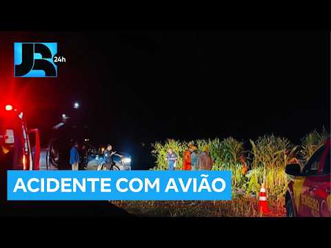 Acidente com avião de pequeno porte em Goiás deixa dois mortos