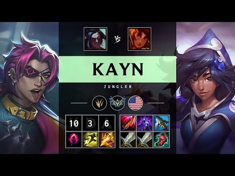 Kayn Jungle vs Taliyah - NA Challenger Patch 25.10