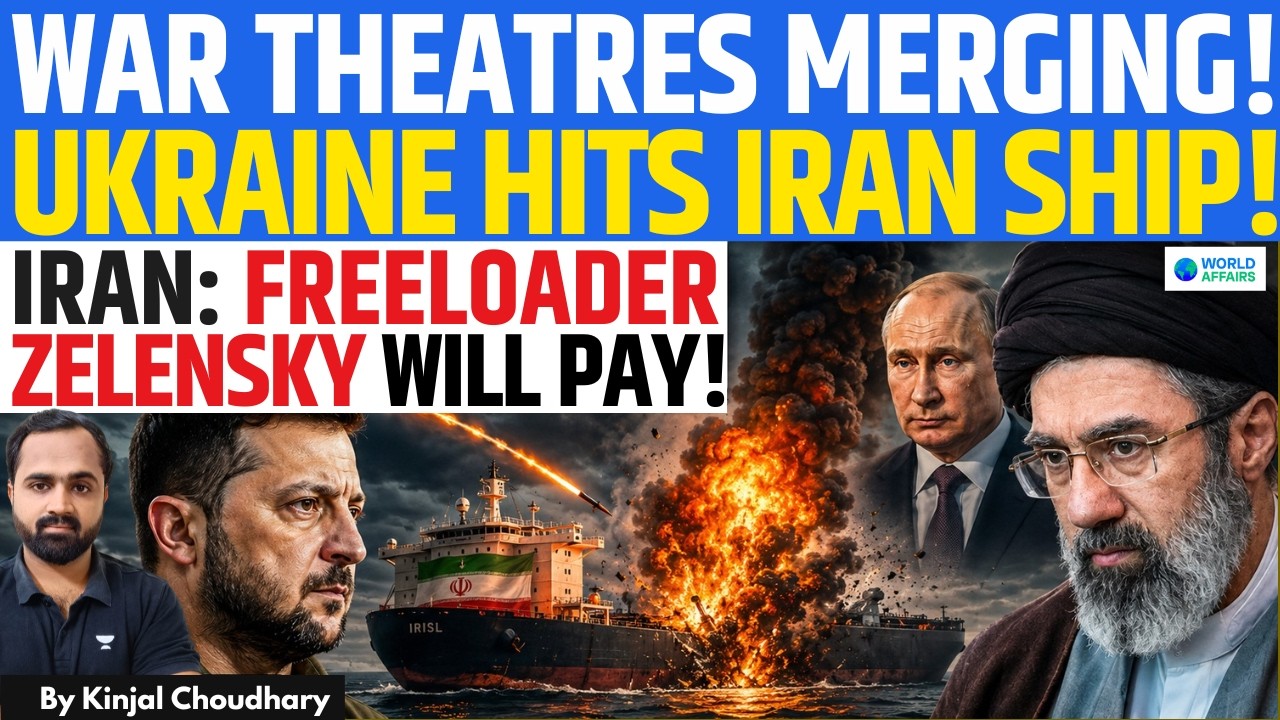 Ukraine Hits Iranian Ship - Iran Calls Zelensky a Freeloader, Vows Revenge! WORLD WAR 3? | Kinjal