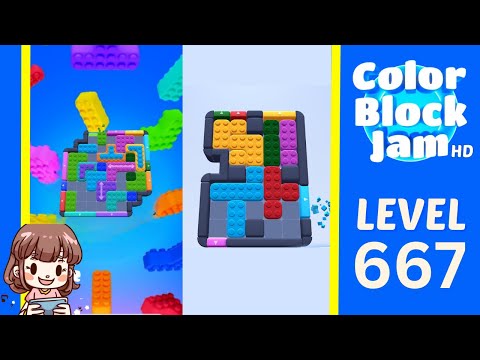 Color Block Jam Level 667 Solution Walkthrough