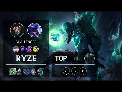 Ryze Top vs Mordekaiser - NA Challenger Patch 10.7