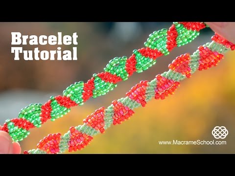Spiral Macrame Patterns DIY Macrame Spiral Bracelets