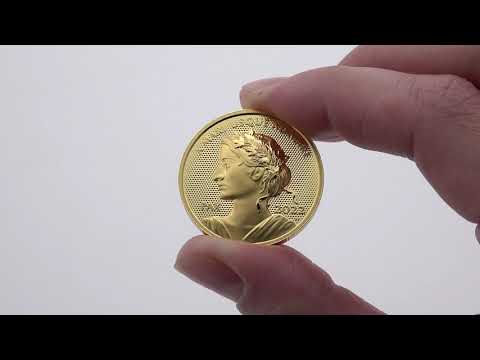 99.999% Pure Gold Coin – Peace Dollar