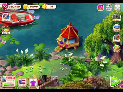 Lily’s Garden 597 level Gameplay Story