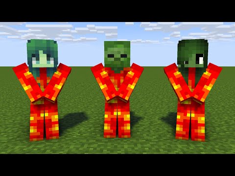 MONSTER SCHOOL : WALKER DANCE MEME FIRE ZOMBIE FAMILY - MINECRAFT ANIMATION