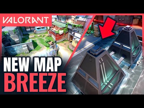 Arrive on breeze // map reveal - Valorant  #shorts #VALORANT #BREEZE #RIOTGAMES