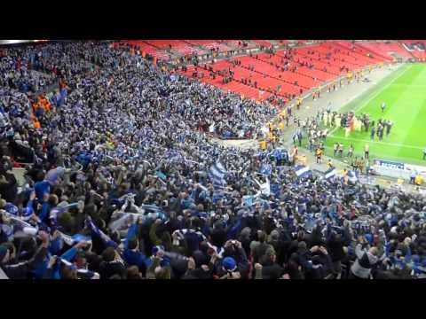 23/02/17 - Tottenham Hotspur (2)2-2(3) KAA Gent - Gent fans - Wembley Stadium (1080p HD)
