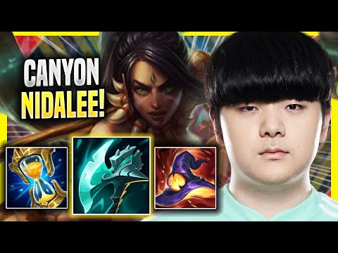 CANYON IS A GOD WITH NIDALEE! - DK Canyon Plays Nidalee JUNGLE vs Graves! | Season 2022