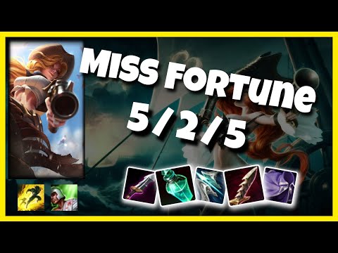Miss Fortune 11.2 Gameplay Challenger Replay Bot Lane - S11 (5/2/5) - BR