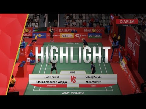 Hafiz Faizal/Gloria Emanuelle Widjaja (Indonesia) VS Vitalij Durkin/Nina Vislova (Russia)