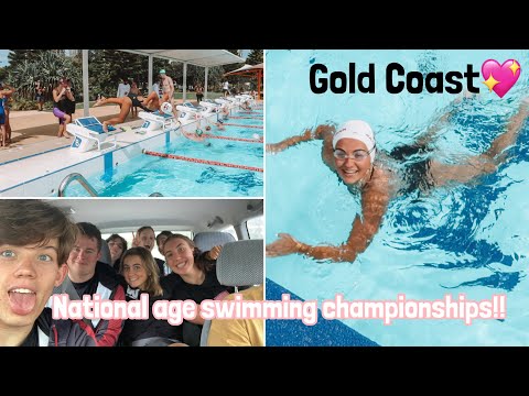 AUSTRALIAN AGE SWIMMING CHAMPIONSHIPS!! Gold coast vlog | meeting Kalyn ponga