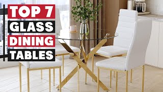 7 Best Glass Dining Tables for Modern Homes