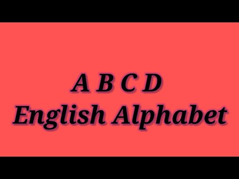 #abcdefgh learn english alphabet