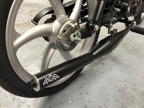 2017 Tomos Flexer First Mods: MLM People's Pipe with Dell'Orto SHA 15.15 Carb