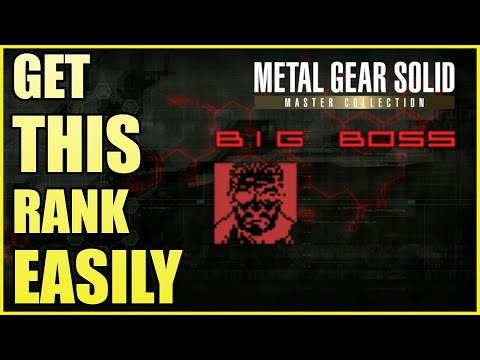 METAL GEAR SOLID 2 MASTER COLLECTION BIG BOSS RANK/TROPHY GUIDE