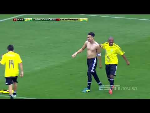 GOLAÇO DE FRED DO DESIMPEDIDOS NO JOGO CAFU/DENILSON Vs SAFADÃO/FRED