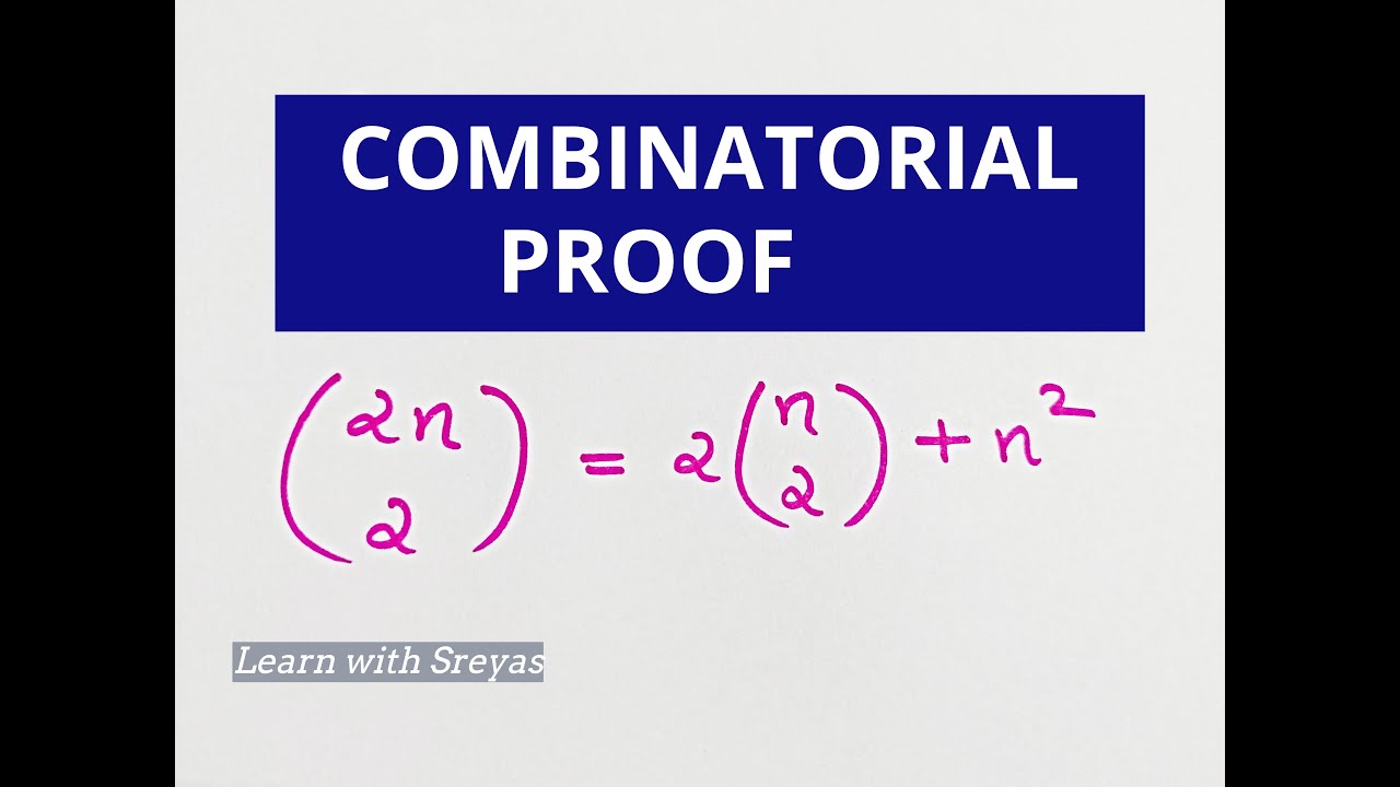 Combinatorial Proof : C(2n,2) = 2*C(n,2) + n^2 | Combinatorial Proofs-3