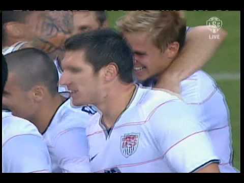 Stuart Holden & Brian Ching assist on Kenny Cooper's goal vs. Honduras (7-23-2009)