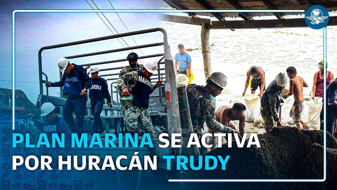 Huracán Trudy activa Plan Marina en 4 estados; cierran puertos por fuertes vientos