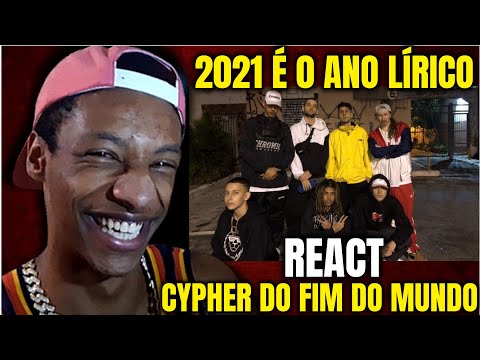 (REACT) Fabio Brazza, Mc Sid, Vietnã, Apollo, Jotapê, Tavin - Cypher do fim do Mundo