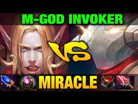 Miracle- Mgod Invoker VS Sven Full Items - Just One Mistake Dota 2