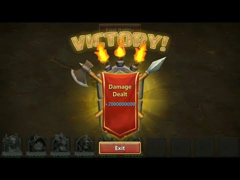 2Bilion DMG against the high crit Archdemon l Castle Clash