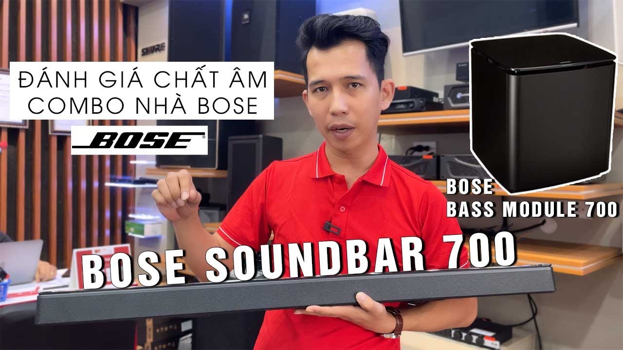 video Loa soundbar Bose Bass Module 700 chính hãng 0