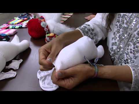 Mulher.com 04/04/2014 - Rabbit in socks by Sheila Abreu Part 01