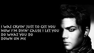 Adam Lambert - Cryin&#39; Lyrics