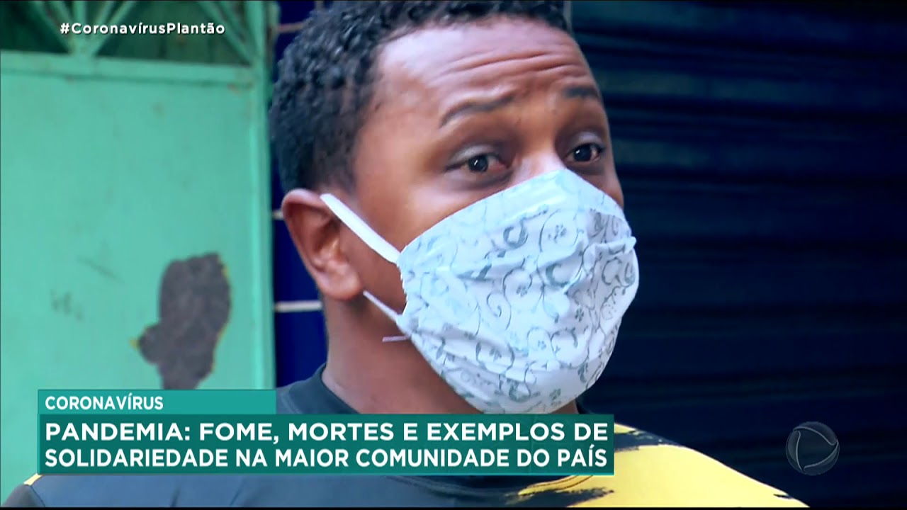 Veja como moradores da maior comunidade do país sobrevivem em meio à pandemia
