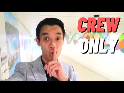 More *Secret* Crew Areas On A Cruise Ship | Symphony Of The Seas