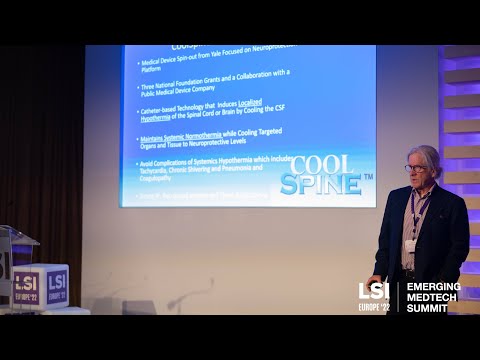 John Simmons, CoolSpine - Cerebral Spinal Fluid Cooling System | LSI Europe '22