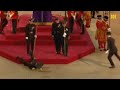 Royal guard collapses while guarding the Queen's coffin