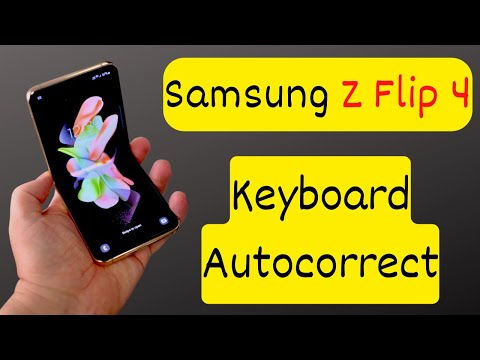 Samsung Keyboard Autocorrect Off Z Flip 4  | Auto Correction Off In Samsung  z flip 4