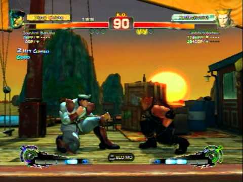 Super Street Fighter 4 Arcade Edition Toasted_Banana [M.bison] (Dictator) vs Antiheroforhire [Guile]