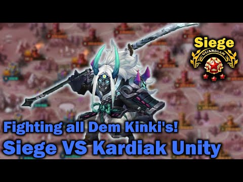 Fighting all Dem Kinki's! Siege Vs Kardiak Unity - Summoners War