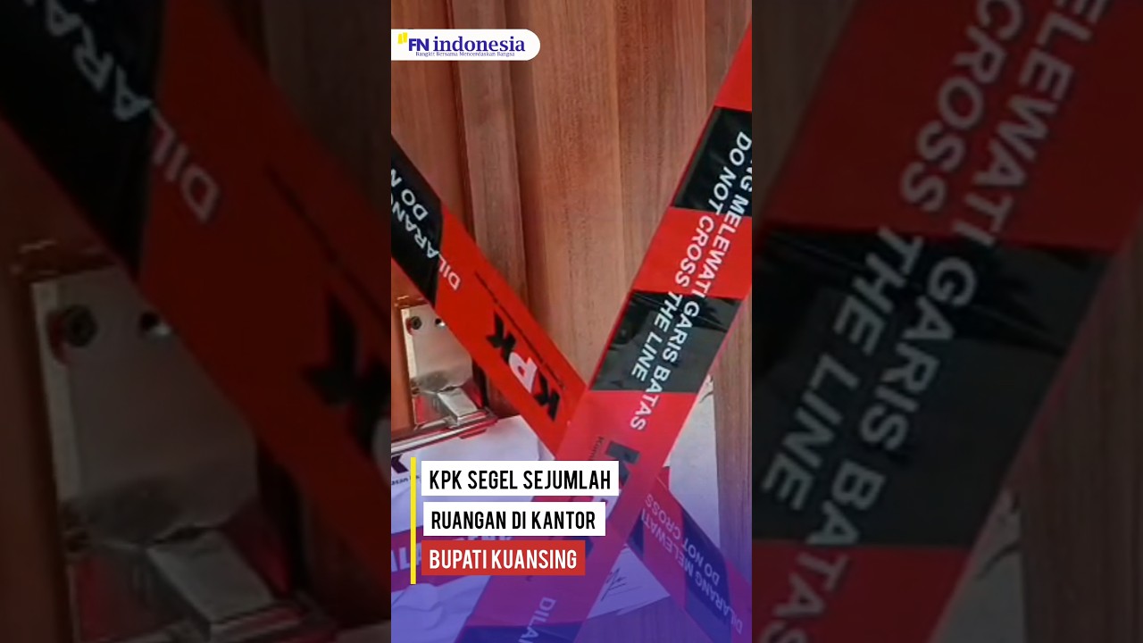 KPK Segel Sejumlah Ruangan di Kantor Bupati Kuansing