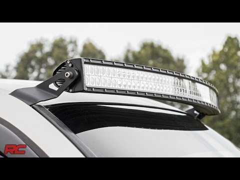 1999-2006 GM 54-inch Curved LED Light Bar Upper Windshield Mount by Rough Country