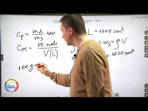 Chimie anorganică I Clasa a IX-a I Soluții apoase. Concentrația soluțiilor