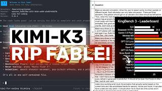 Kimi K3 (Fully Tested): AN OPEN MODEL BEATS FABLE?!