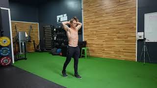 Split Stance Prisoner Good Morning exercise video thumbnail