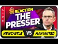RANGNICK PRESS CONFERENCE REACTION! NEWCASTLE UNITED vs MANCHESTER UNITED
